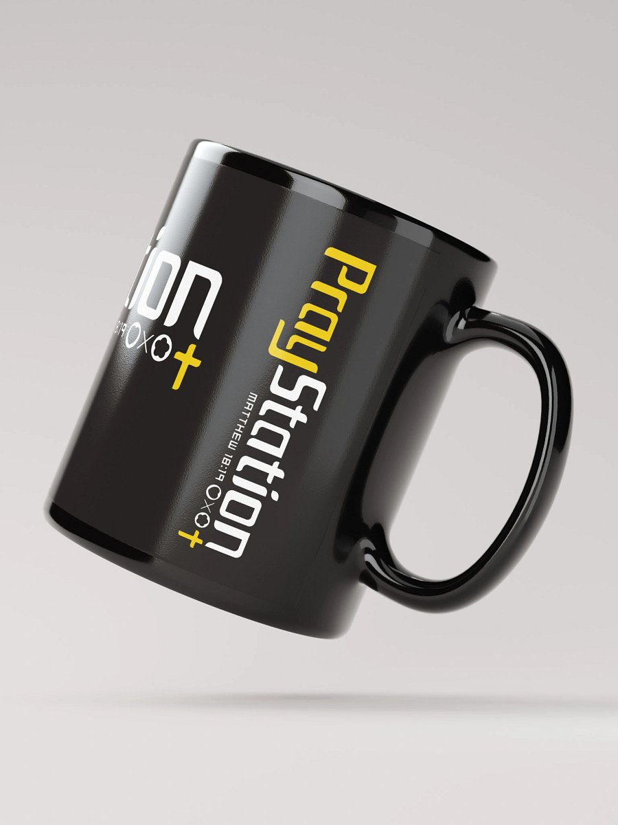 LXA PrayStation Mug - Black | Love X Aloha - Faith Collection | Premium Christian Merch product image (4)