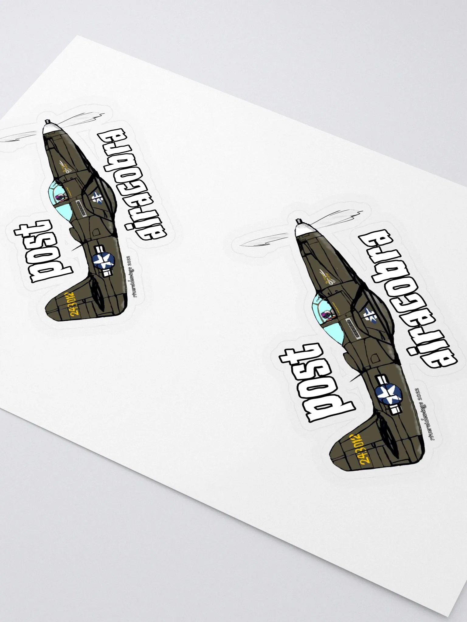 Post Airacobra stickers product image (3)
