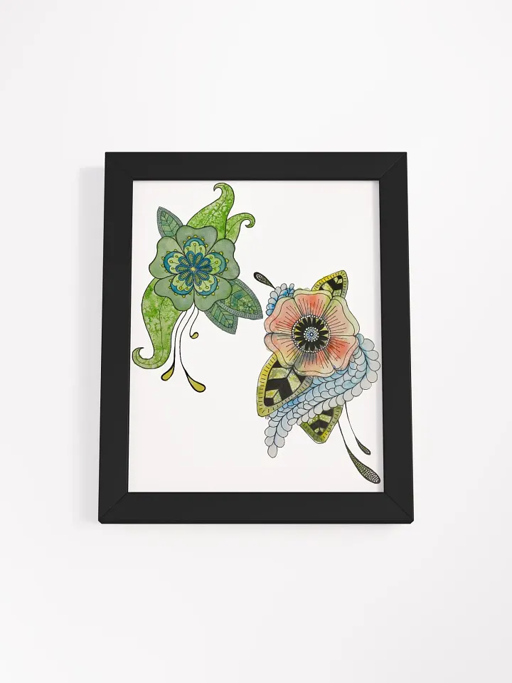 Flower Doodles Box Framed Poster product image (17)