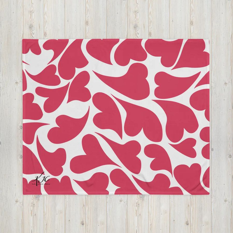 Nestled Hearts Throw Blanket product image (16)
