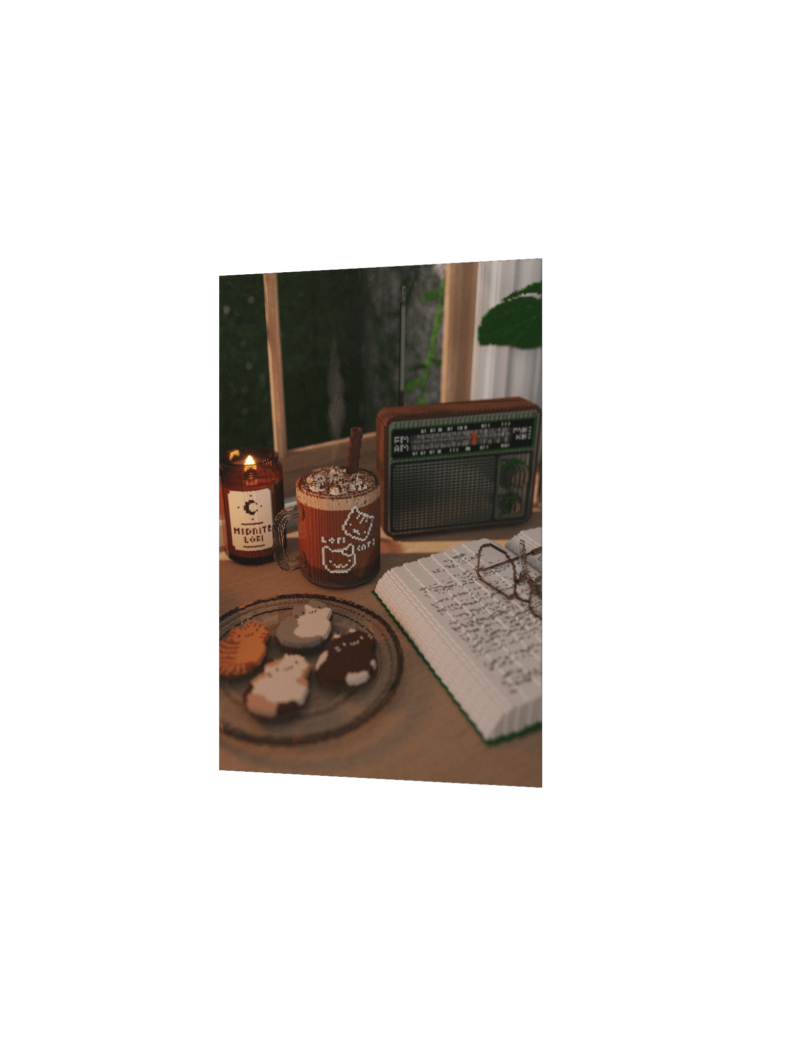 Read with me 🌙 art print product image (3)