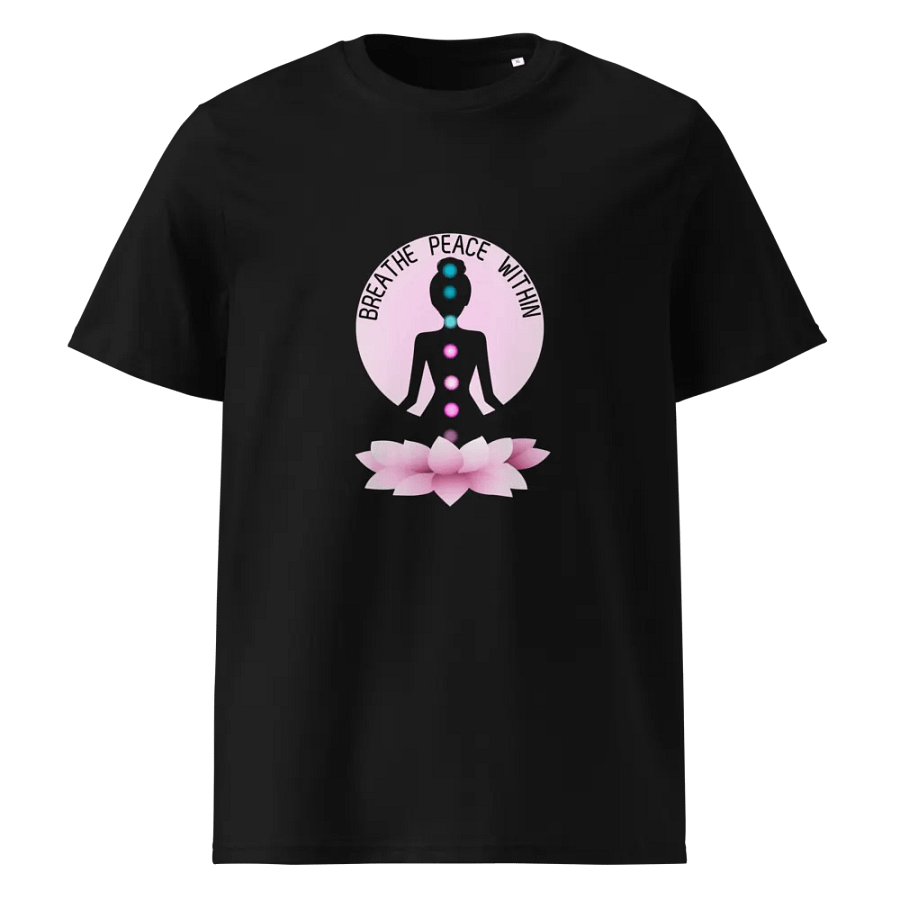 Breathe Peace Within T-Shirt | Organic Cotton Mindfulness Tee product image (5)