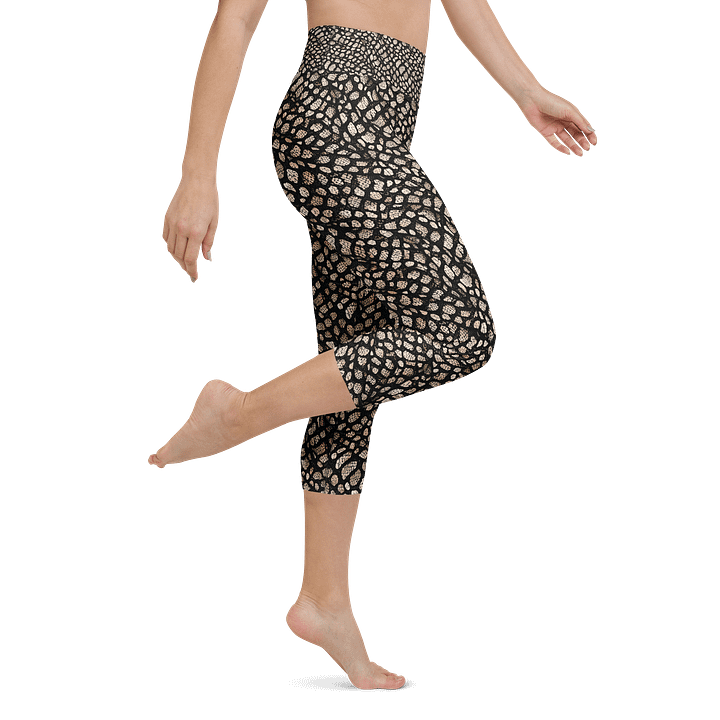 Brown Skin Snake Capri Leggings product image (1)