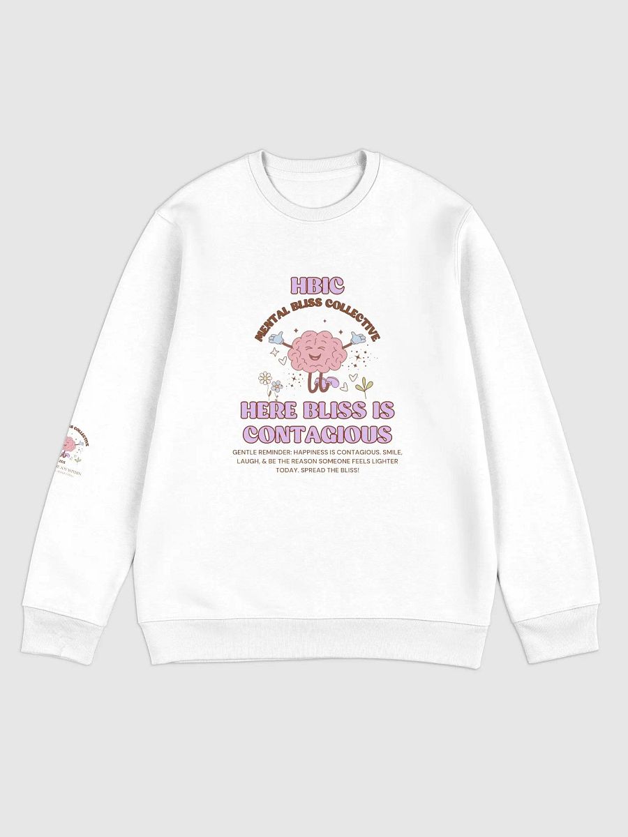 HBIC - Here Bliss Is Contagious Unisex Hoodie Organic Cotton Sweatshirt – Spread Happiness and Positivity product image (1)