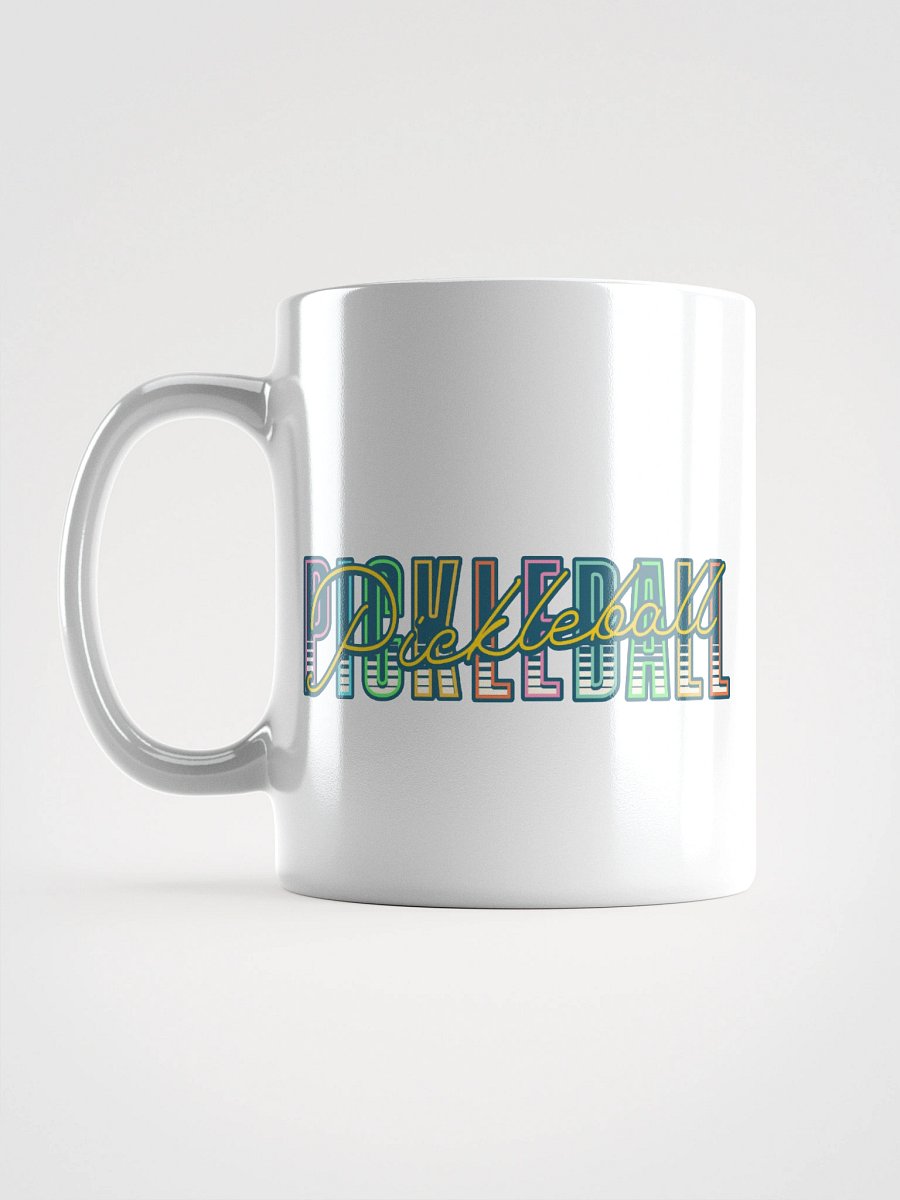 Pickleball Pickleball Vibrant Typography Mug product image (1)