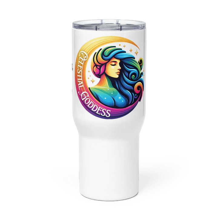 Celestial Crescent Moon Travel Mug product image (1)
