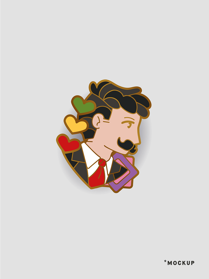 *PREORDER* MumboJumbo - Hard Enamel Pin product image (2)