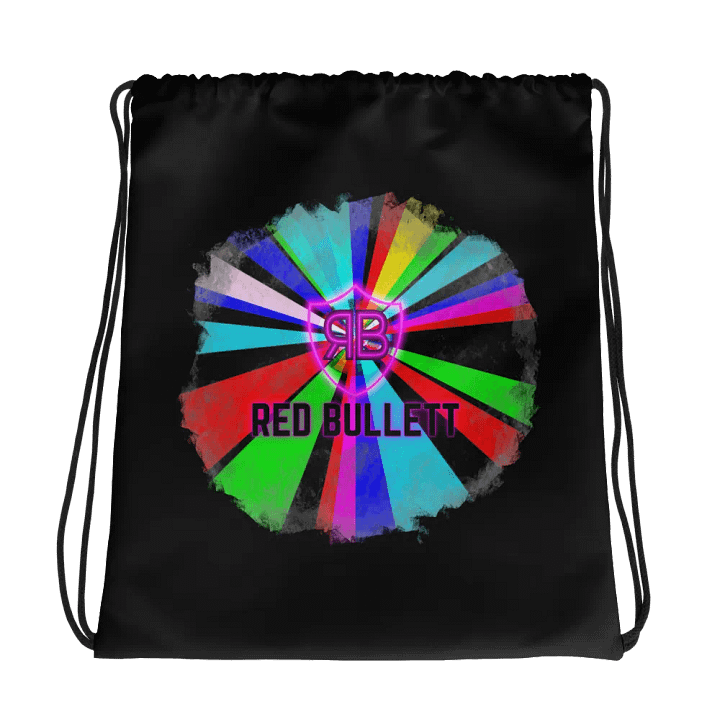 Red Bullett Tricolor Drawstring Bag product image (1)