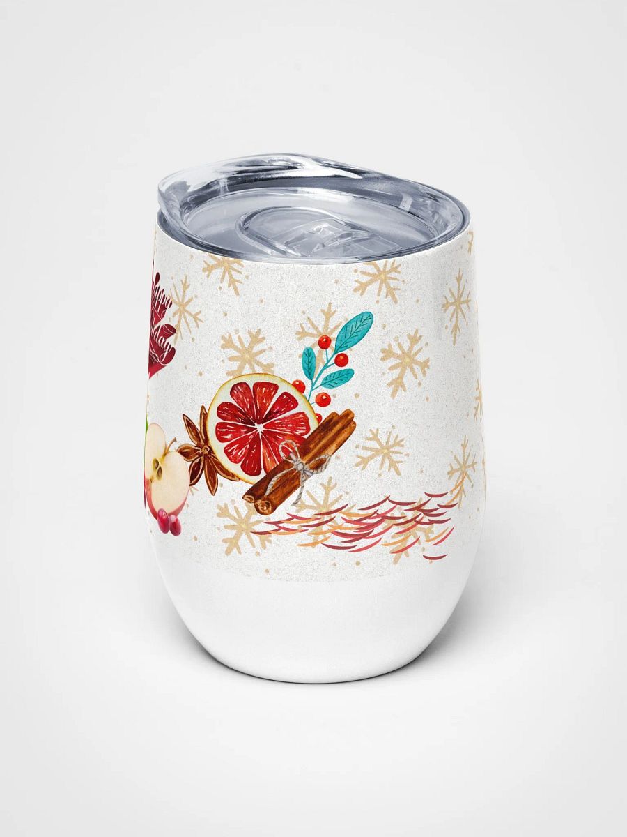 Festive Holiday Wine Tumbler gift for moms dads friends colleagues product image (5)