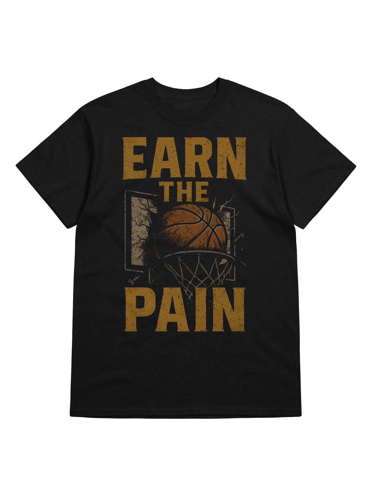“Earn the Pain” Basketball Motivation Tee product image (5)