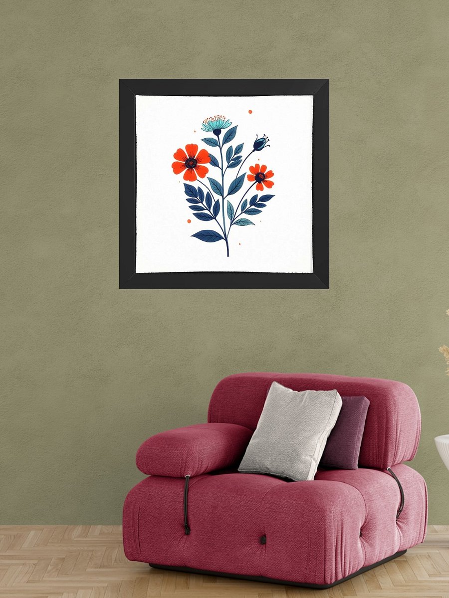Floral 1 Framed product image (1)
