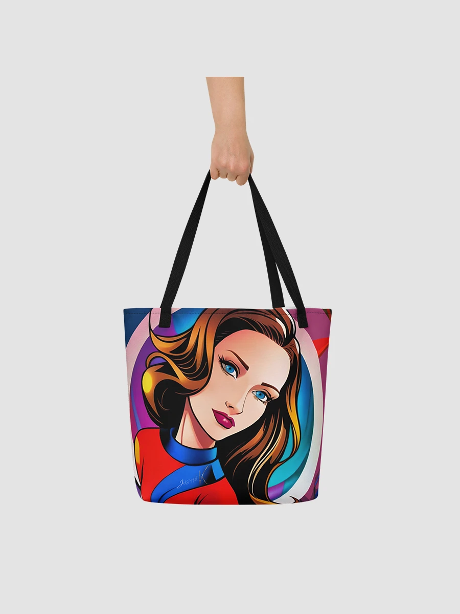 [Colour me trippy] All-Over Print Large Tote Bag product image (4)