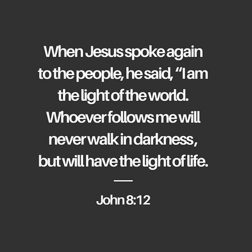 Daily Bible Verses | John 8:12 | NIV
.
.
.
.
.
.
.
.
.
#faith #faithoverfear #faithquotes #jesuschrist #pray #prayer #bible #...