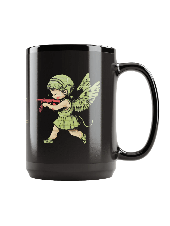 Angelic Rebels Black Glossy Mug product image (1)