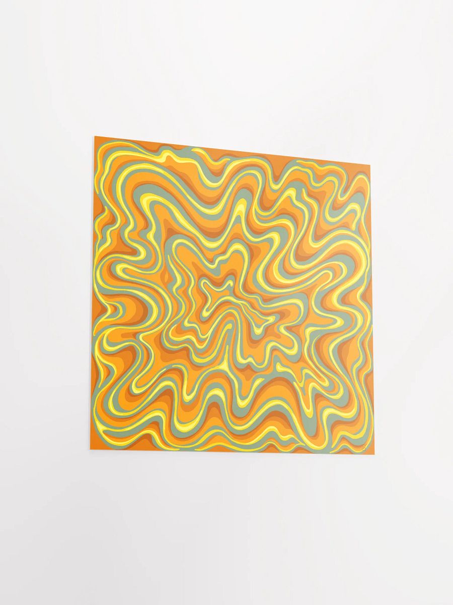 Radiant Swirls Matte Poster - Stone No. 4 product image (3)