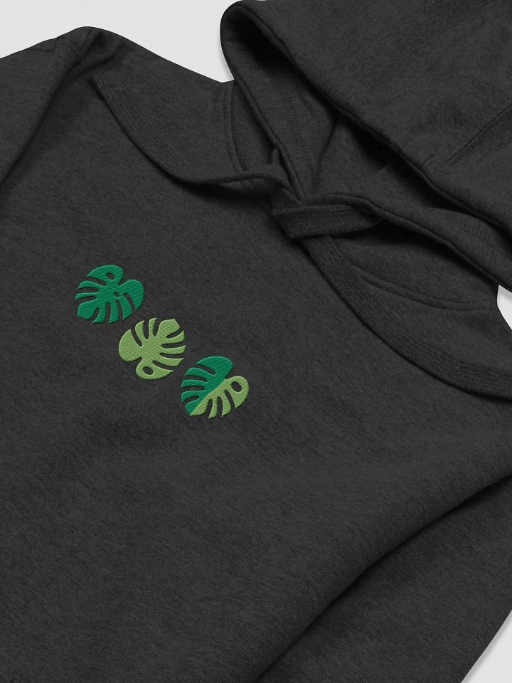 monstera embroidered hoodie product image (1)