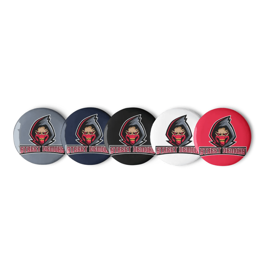 Street Demon Pins (Set of 5 Assorted Colors) product image (6)