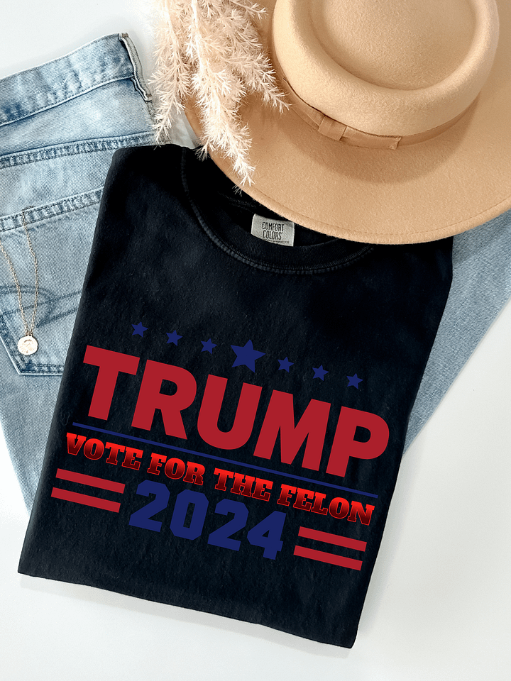 Trump - Vote For The Felon 2024 Unisex T-shirt product image (1)