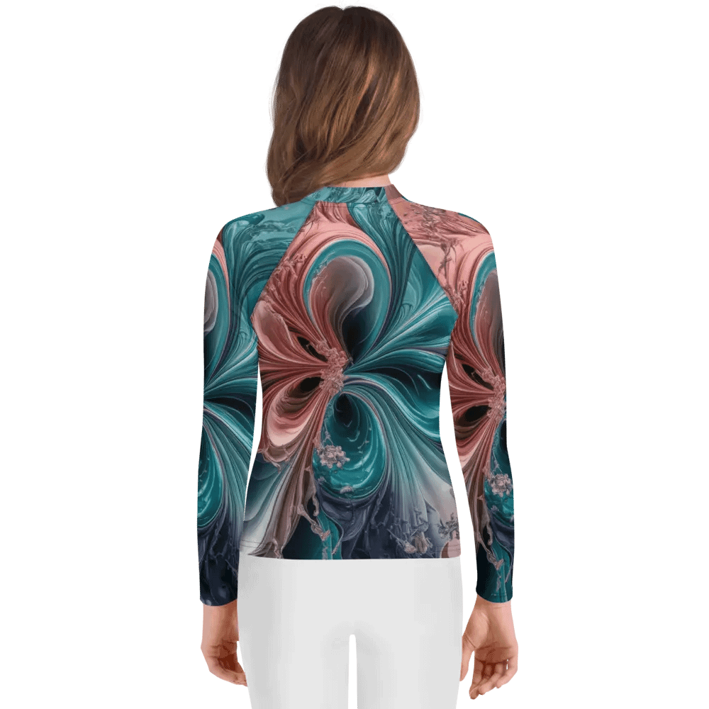 Liquid Colors PT, Unisex Youth Rash Guard product image (3)