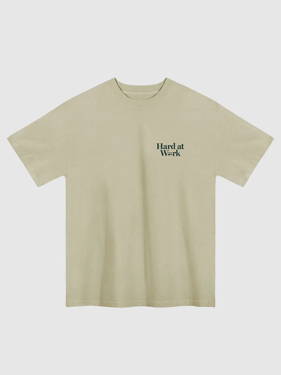 Hard at Work Oversized T-Shirt (Green) product image (1)