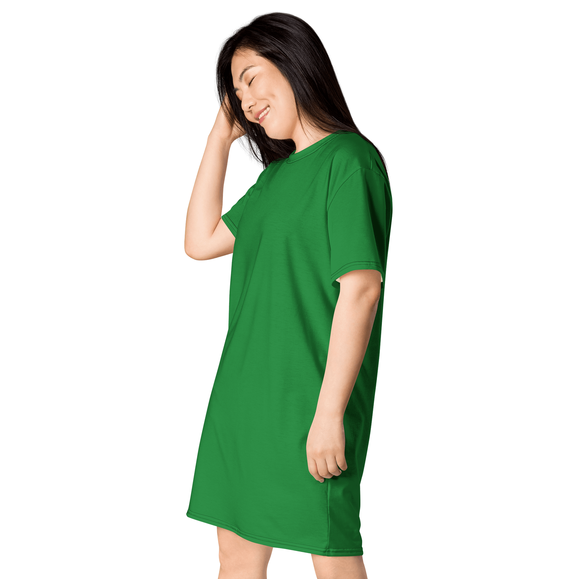 Oversized T-Shirt Dress - Serene Sea Green, Sizes 2XS-6XL product image (3)