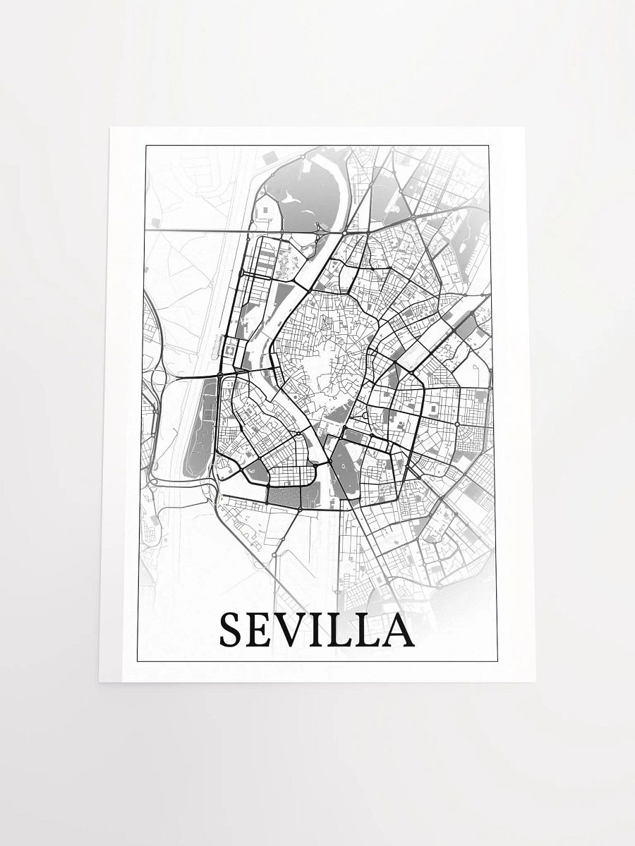 Sevilla, Spain, city map print product image (19)