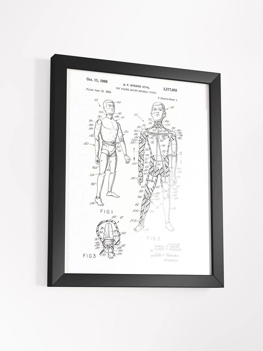 Patent Line Art Print - GIJoe First Action Figure product image (11)