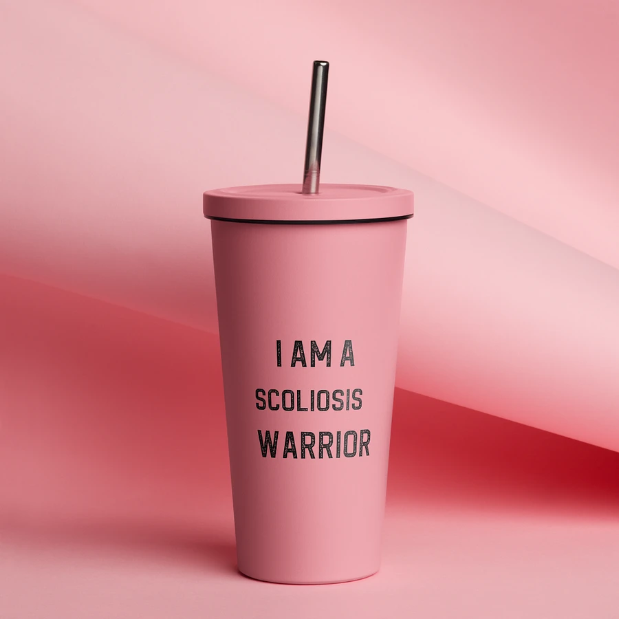 Back Strong 20 oz. Insolated Cup: Pink product image (20)