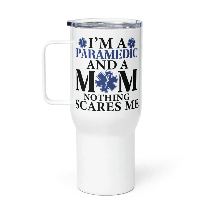 Paramedic Mom - Travel Mug w/ Handle product image (1)