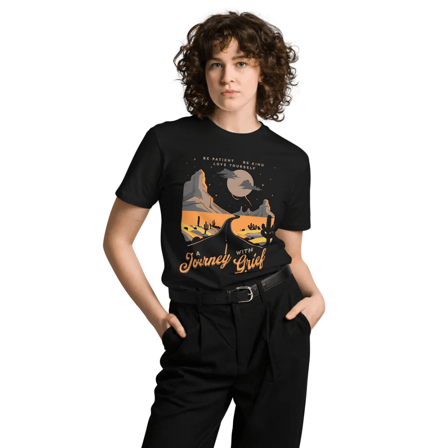 A Journey With Grief Black Tee product image (8)