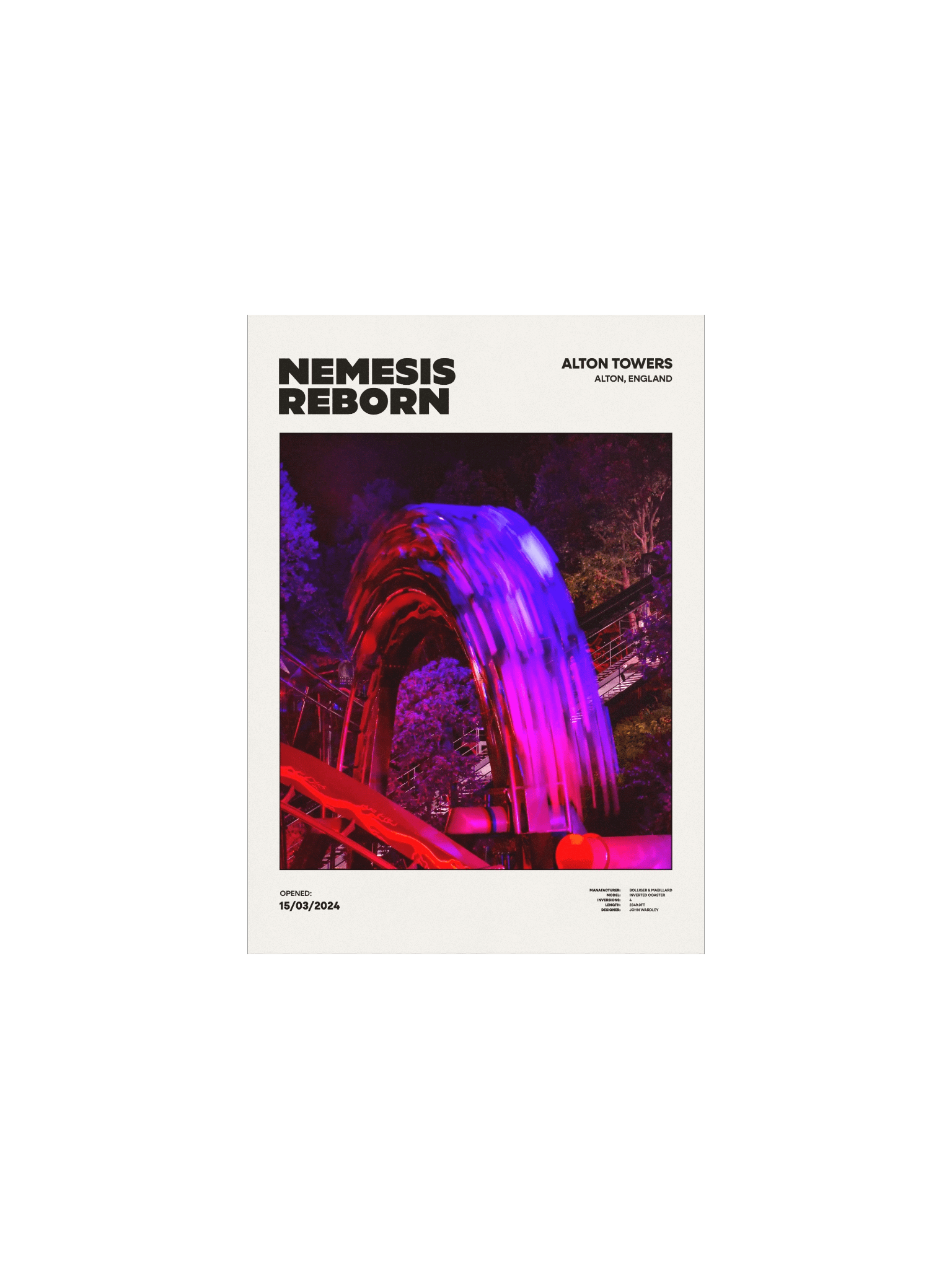 Nemesis Reborn Loop Night Premium Poster product image (1)