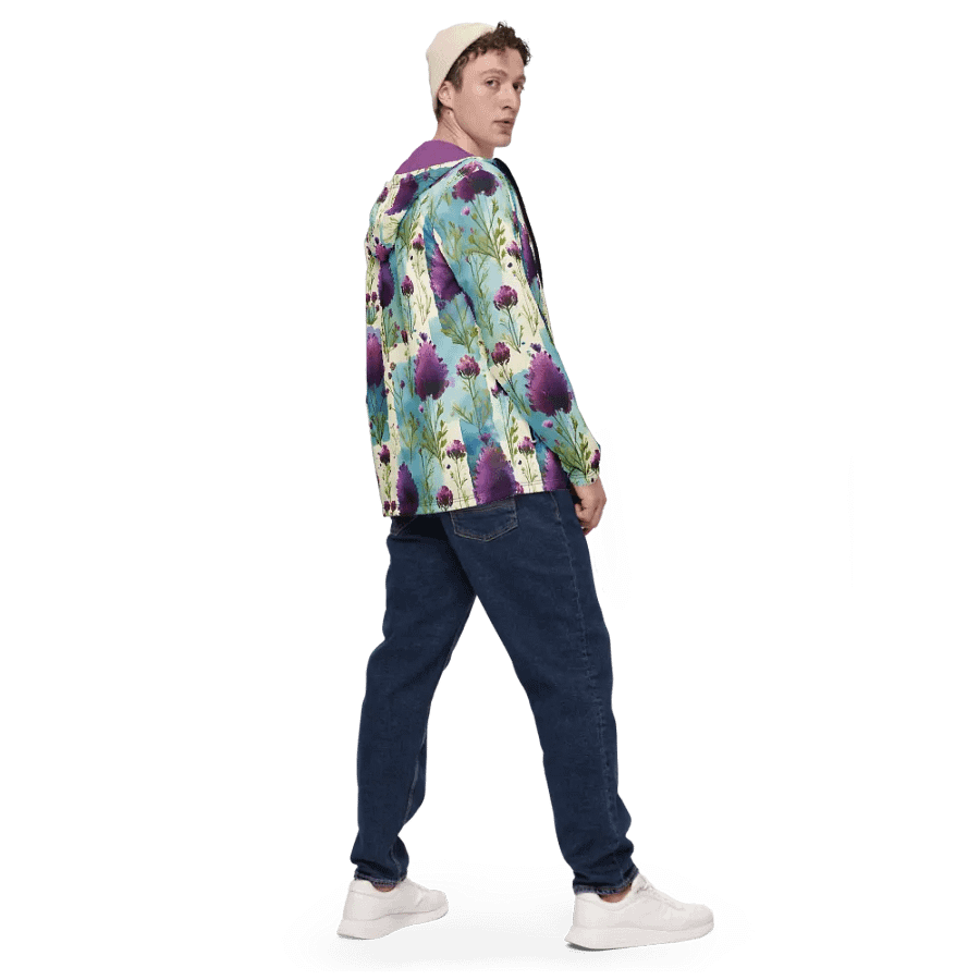 Violet Adventure All-Over Print Windbreaker product image (3)