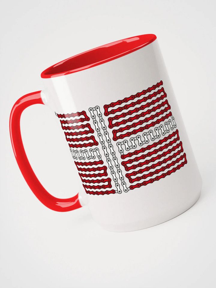 Denmark Bike Chain Flag Coffee Mug product image (1)