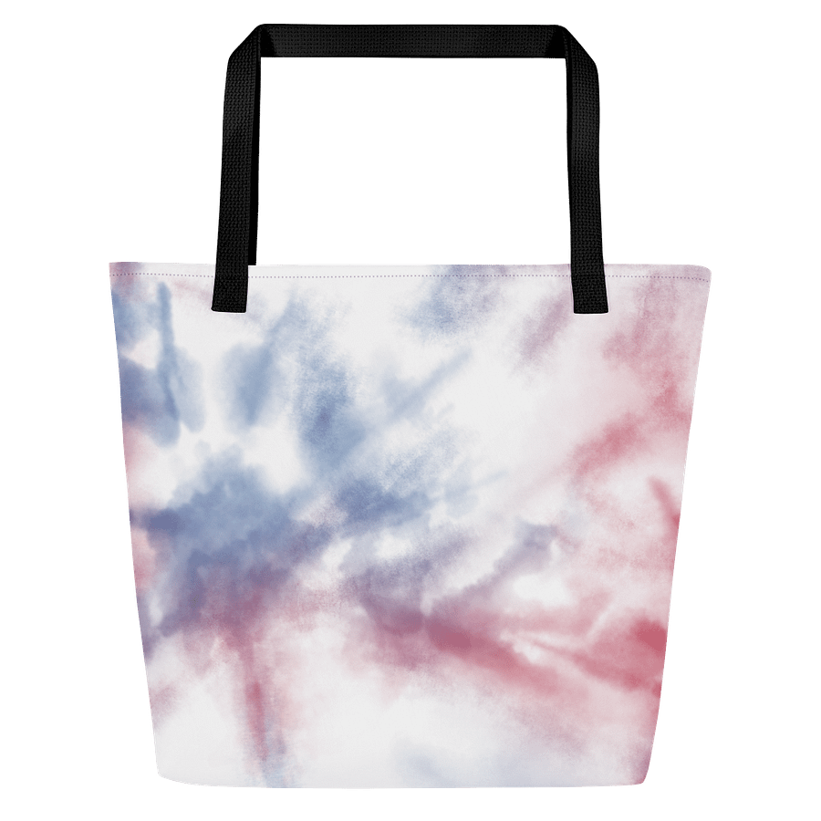 Dreamy Watercolor Splashes Large Tote Bag product image (1)