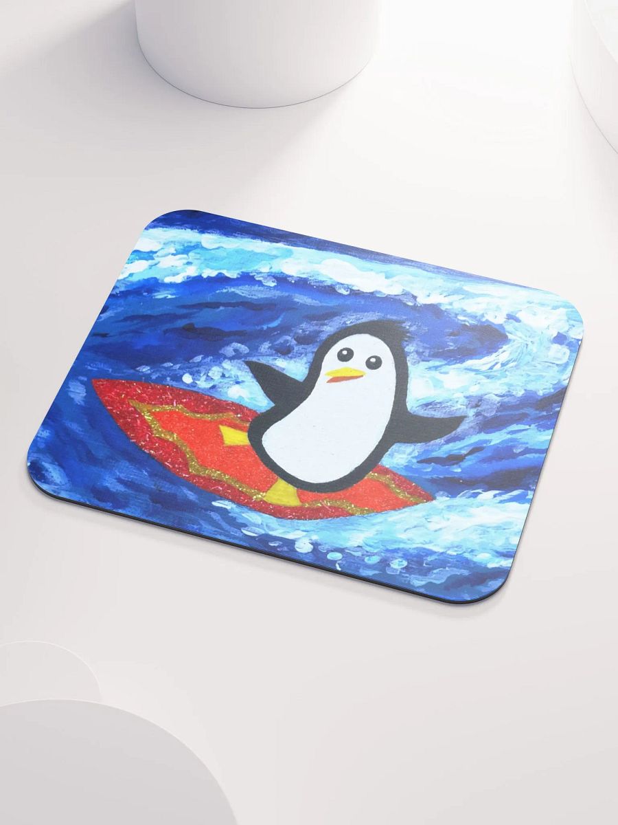Surfing Penguin Mouse Pad product image (5)