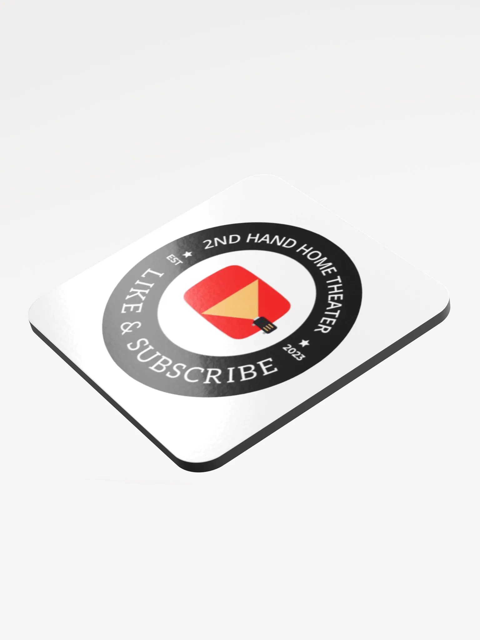 2nd Hand Home Theater Logo Coaster product image (3)
