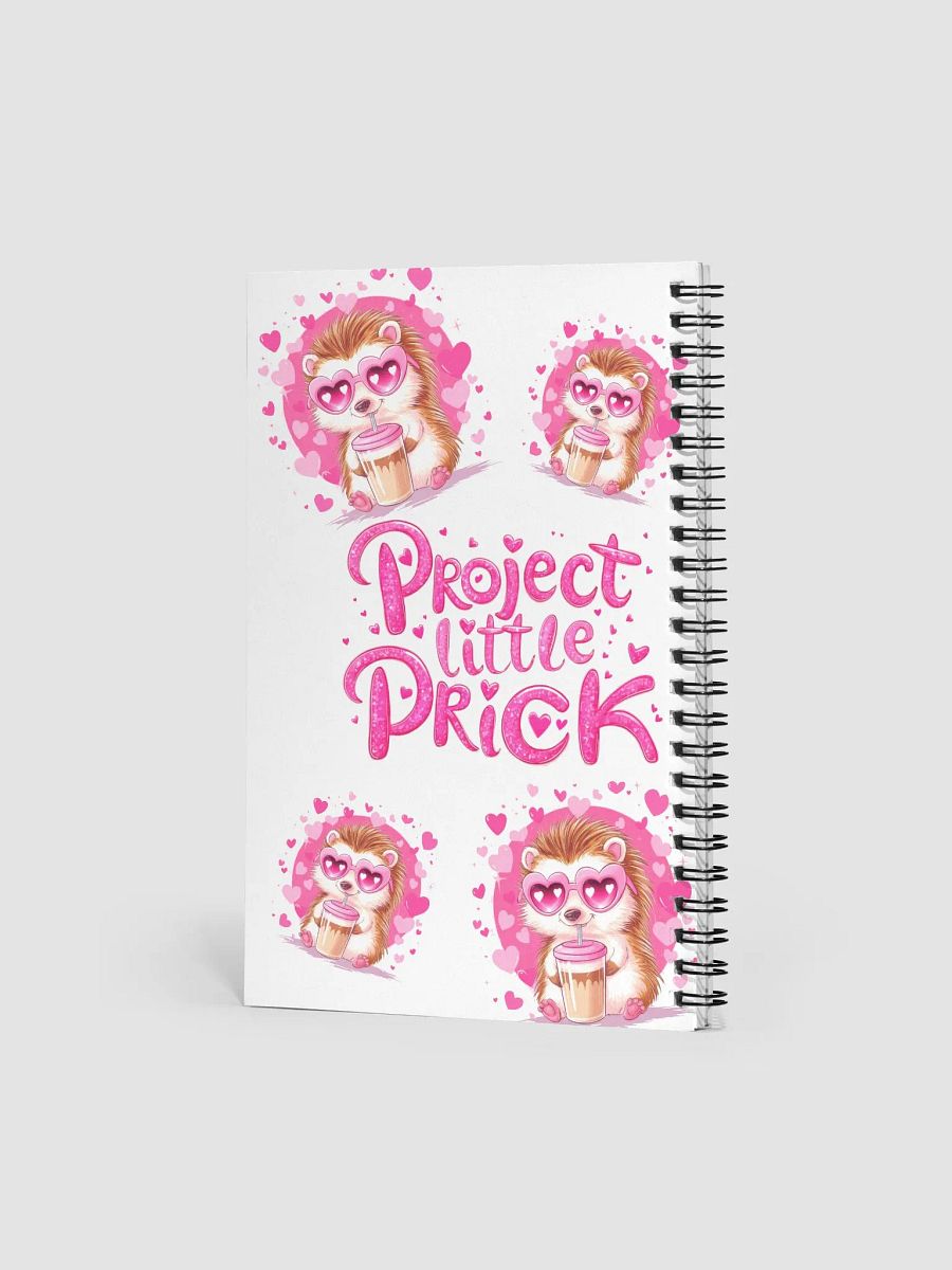 Adorable Hedgehog Heart Spiral Notebook product image (6)