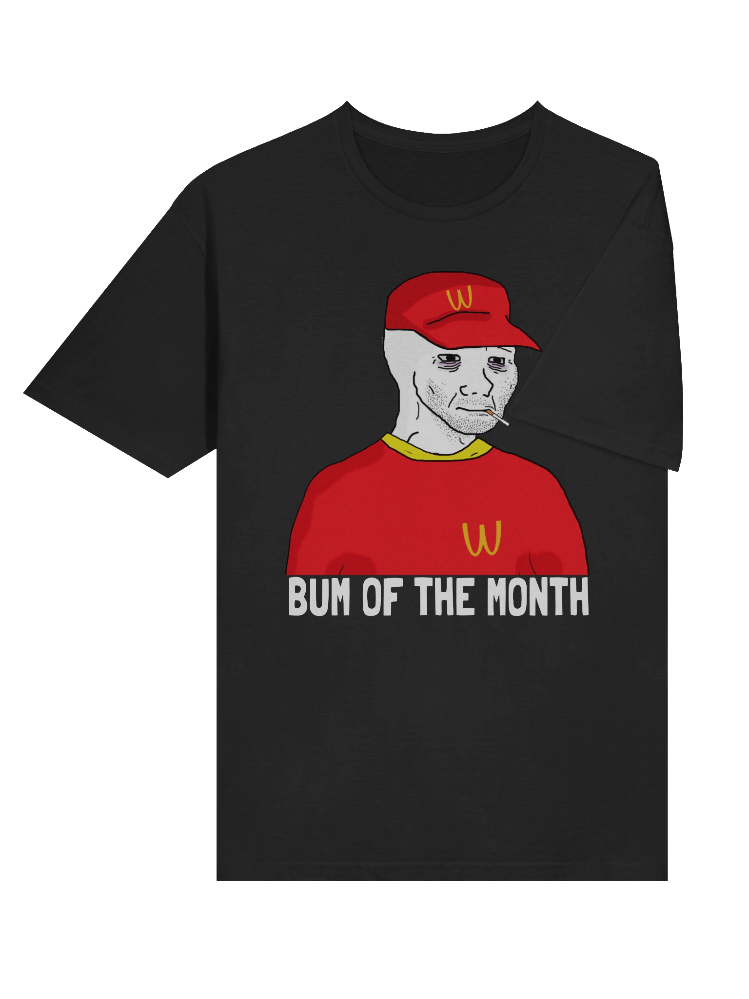 Wojak Tee - Bum of the month (WAGEDONALD) 🔥🍔 product image (6)
