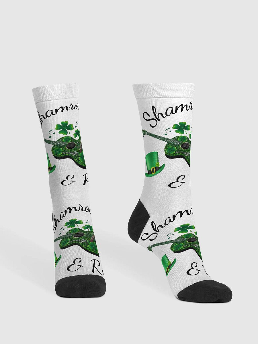 Shamrock & Roll Crew Socks product image (5)