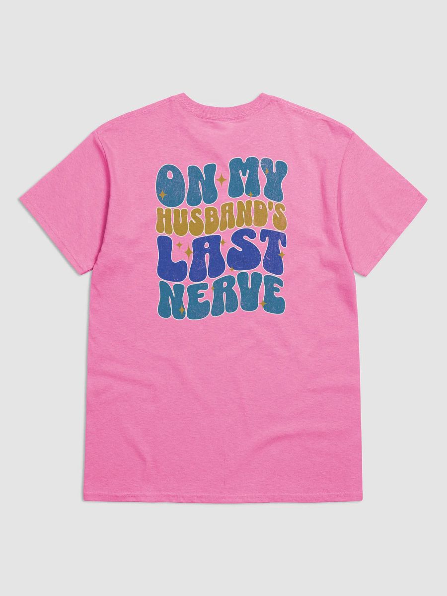 Funny Retro Wife Quote – On My Husband’s Last Nerve Bold 70s Style product image (67)