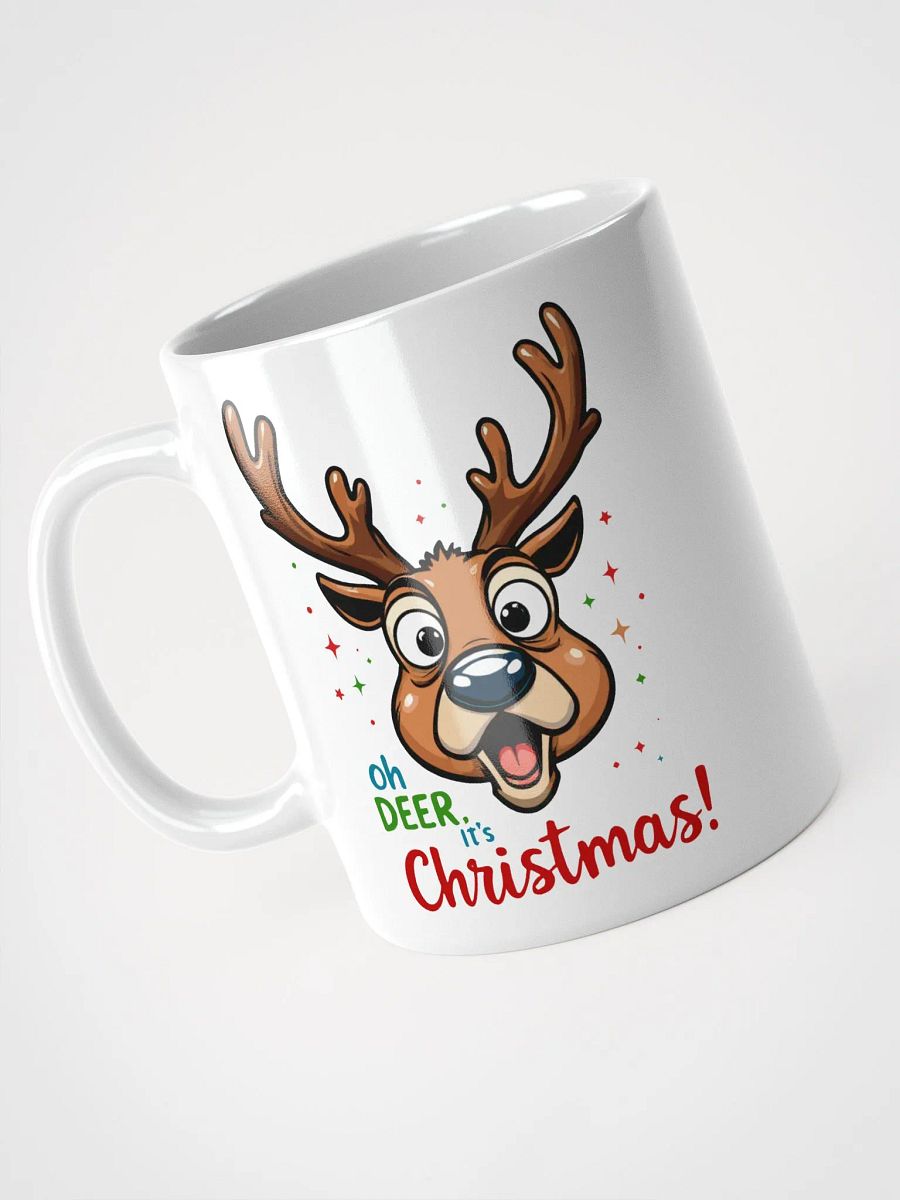"Oh Deer, It's Christmas" Mug - Spread Holiday Cheer! product image (8)