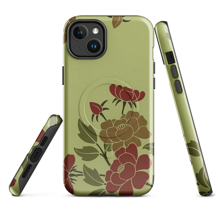 Japanese Floral. MagSafe® iPhone® Tough Case product image (1)