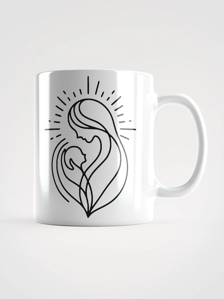 Mother and Baby Line Art Ceramic Mug product image (2)