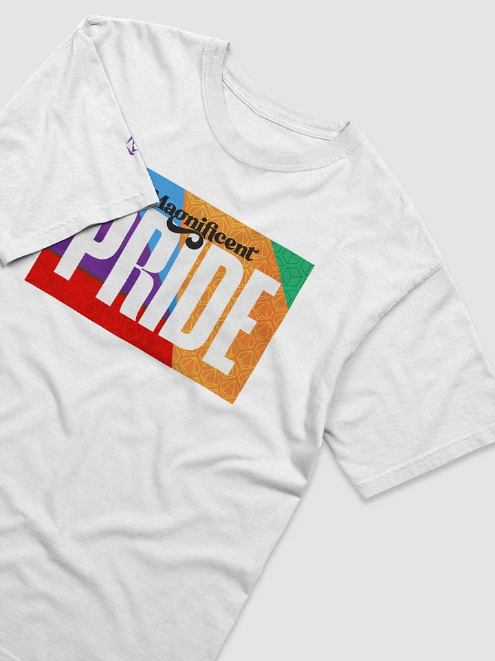 Magnificent PRIDE Pattern Tee - White product image (1)