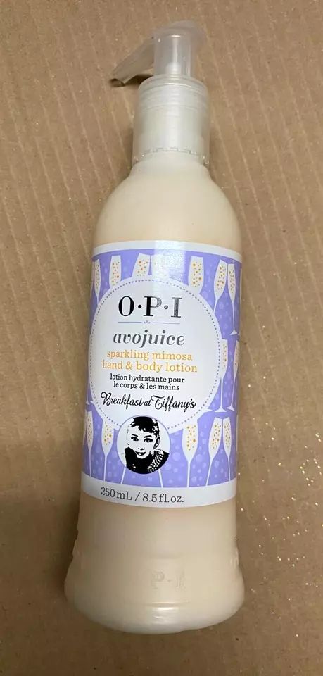 OPI Avojuice Hand & Body Lotion Sparkling Mimosa 250 ml/8.5 fl oz New product image (1)