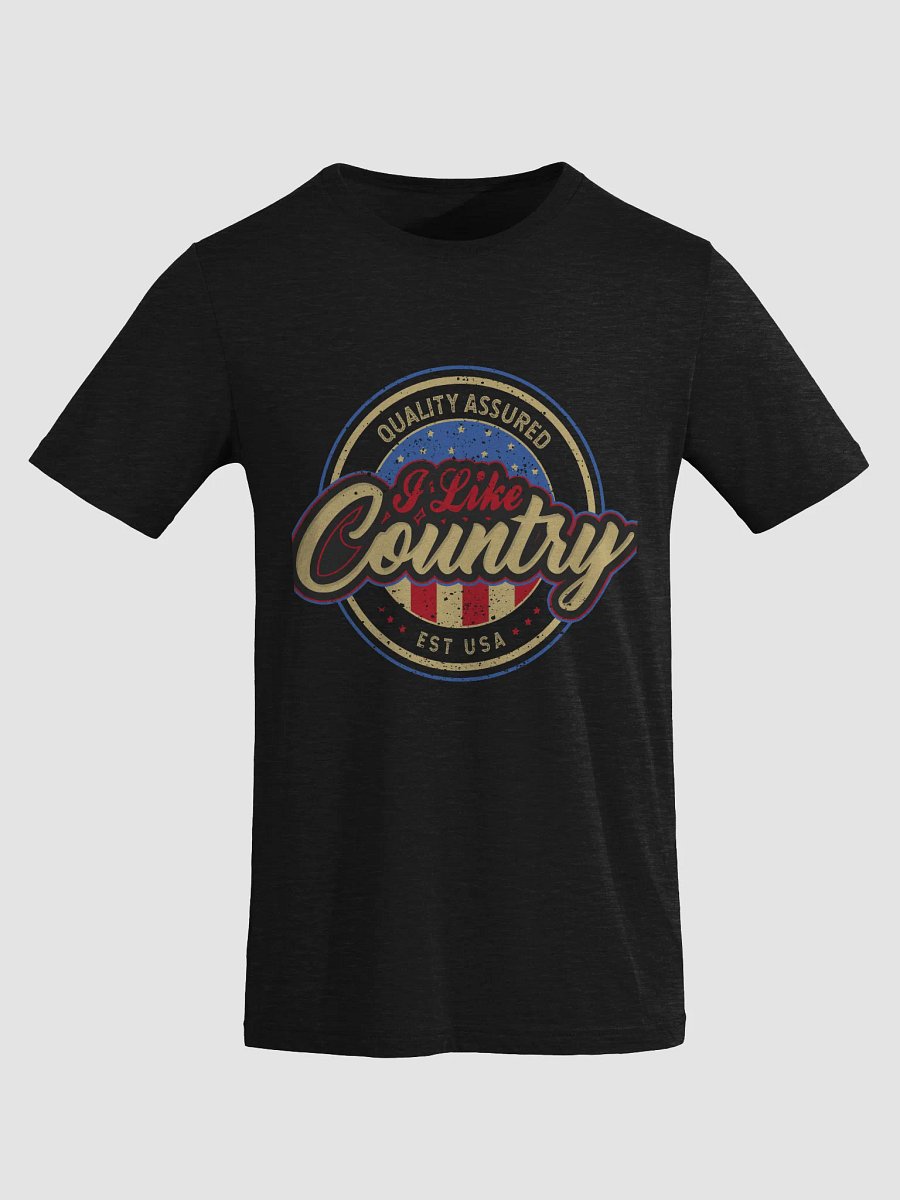I Like Country (Dark, Triblend) product image (3)