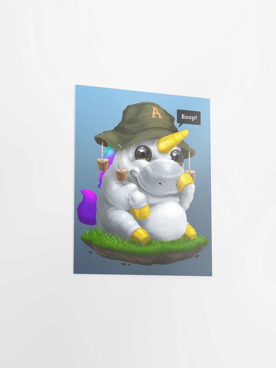 Unicorn boop poster product image (3)