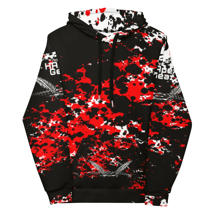 Recycled Unisex Hoodie - White HApex Gear White Logo product image (12)