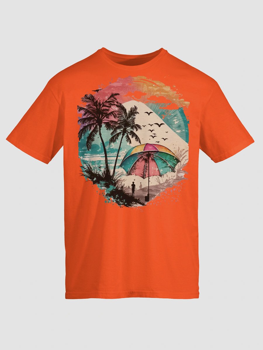 Tropical Sunset T-Shirt | Retro Beach & Summer Vacation Graphic Tee product image (5)
