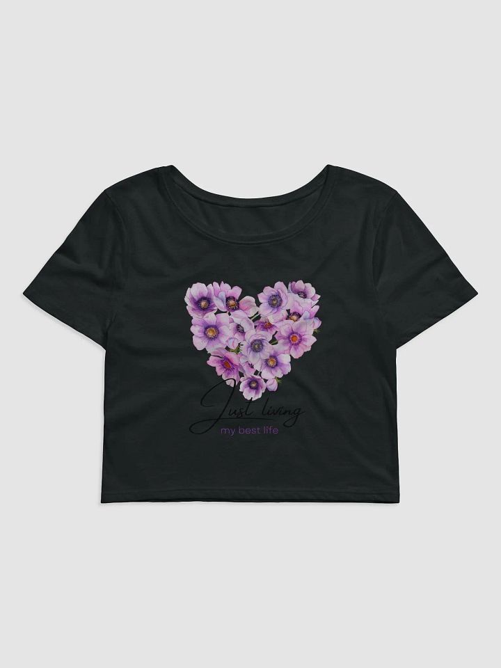 My Best Life Floral Crop Tee product image (2)